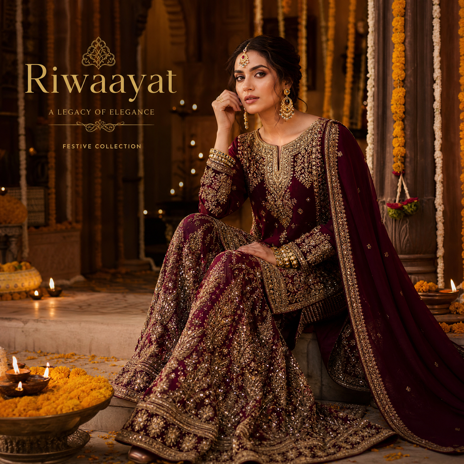 Riwaayat | Luxury Festive Suits & Shararas | Nivedita Kurtiss